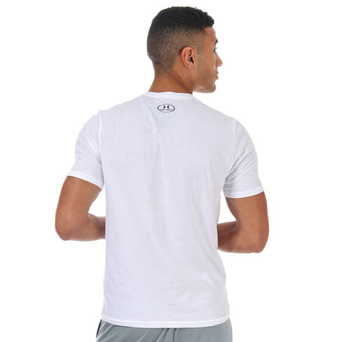 Under Armour tshirt for man אנדר ארמור טישרט בצבע לבן לגבר
